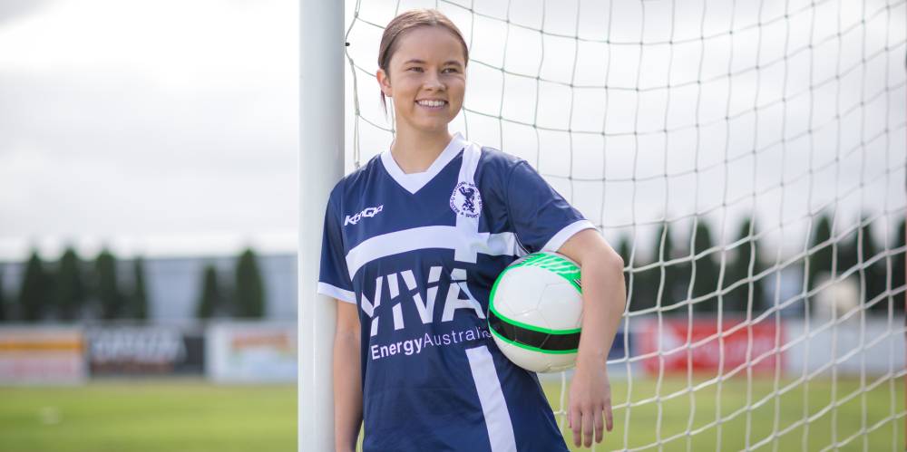 Female soccer player