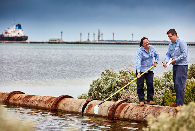 Water management and recycling at Geelong Refinery