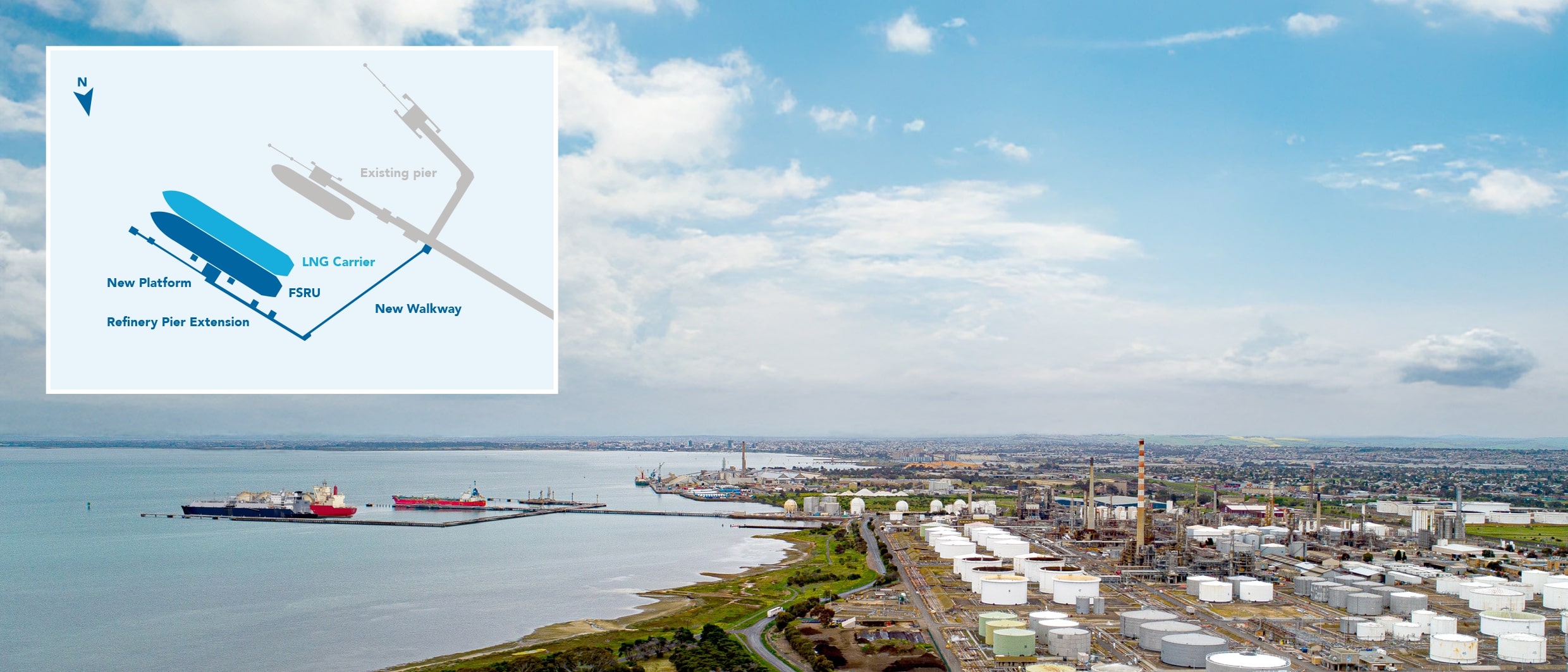 Viva Energy Gas Terminal Aerial